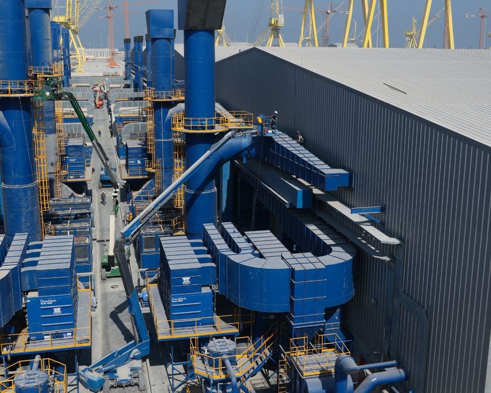 Civil and Mechanical Construction Site